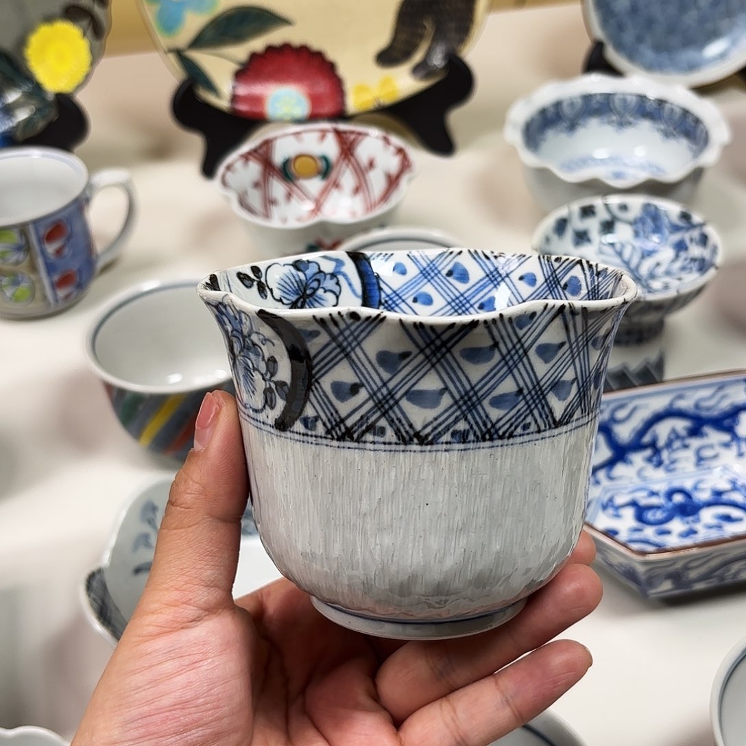 瓷      万平窑 绝款 松本佐一