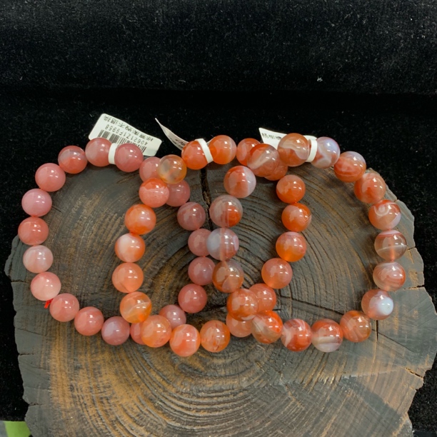 原矿无优化保山南红杨柳缠丝9-10mm单圈手串多样性发1