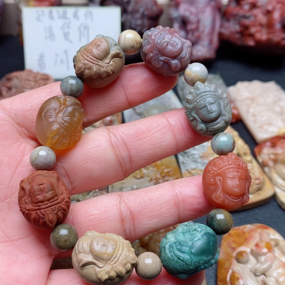 未镶嵌手串玛瑙/玉髓