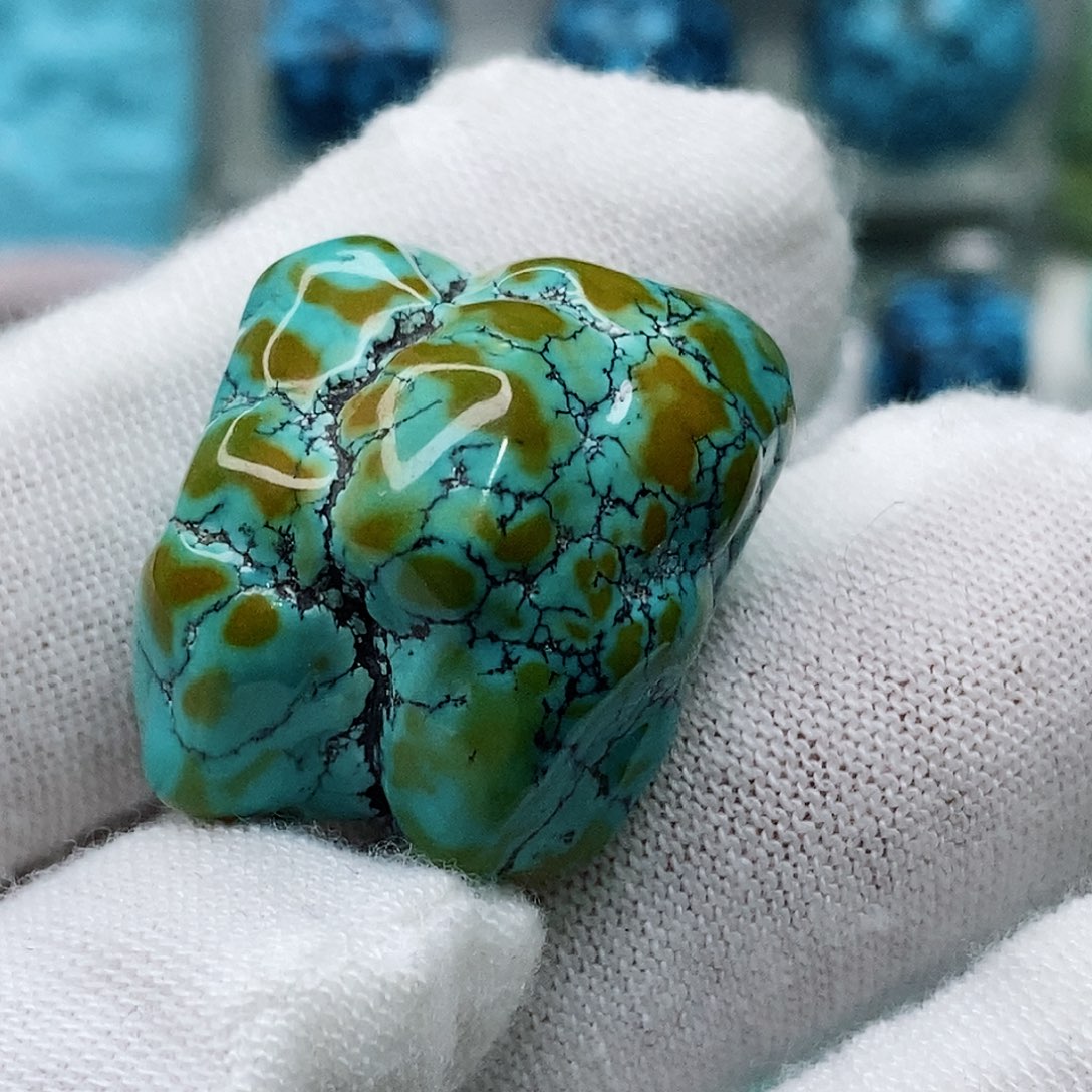 绿松石珠宝奇石未镶嵌