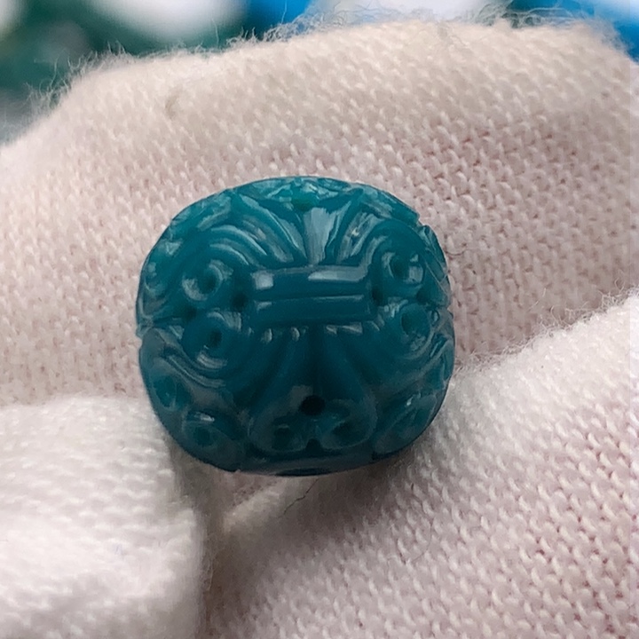 绿松石车挂未镶嵌