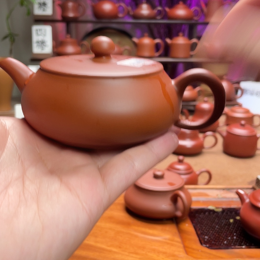 紫砂茶壶云*超薄明炉160cc