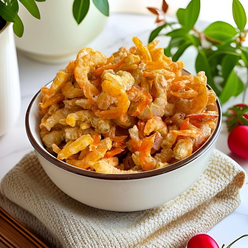 【浪琴湾黄虾仁】野生中国海虾足干黄虾仁淡干南极麟虾虾米海米