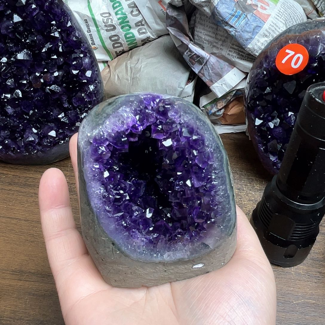 紫晶大型摆件（非配饰）未镶嵌