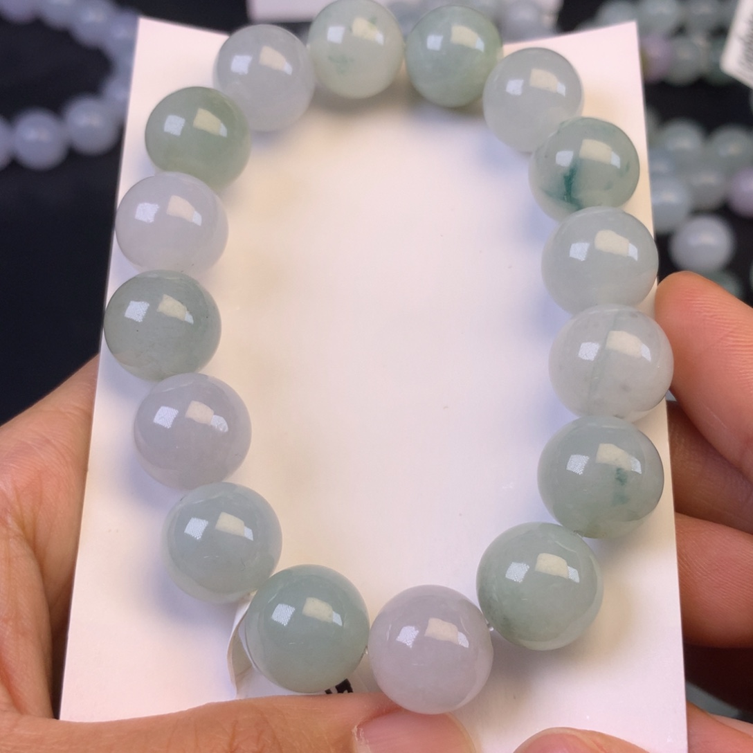 翡翠颈饰未镶嵌天然缅甸翡翠