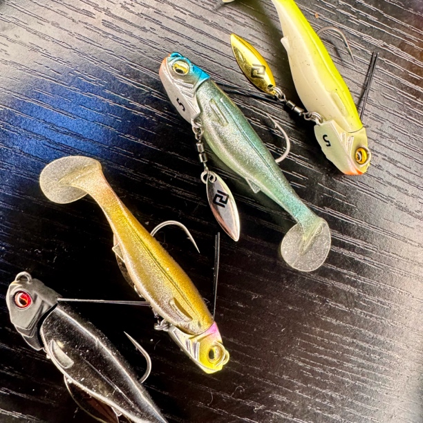 RAID鱼型铅头钩T尾 裸饵