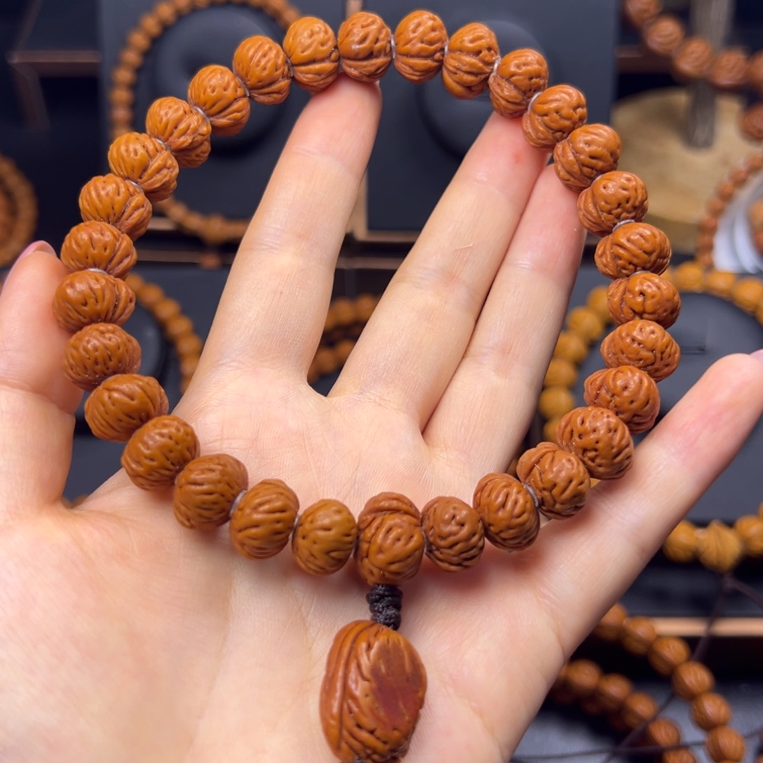 有***妇手串桃核蟠桃手持13