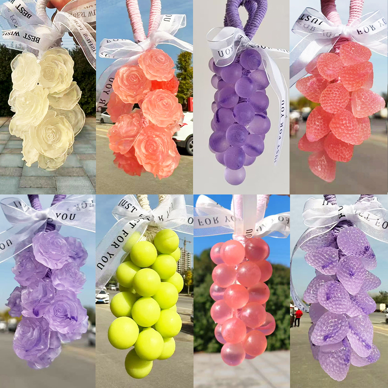 【三花大叔专享】梦莉娇花瓣手工皂葡萄皂玫瑰花瓣