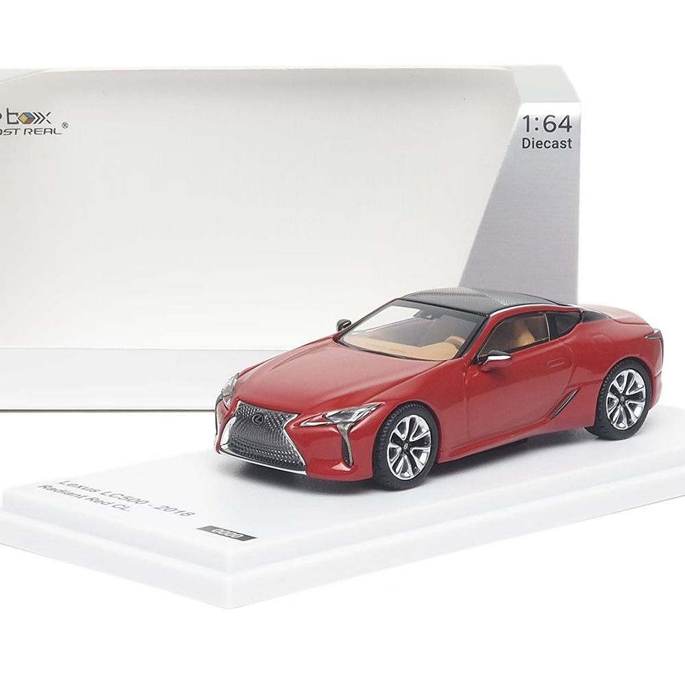 ARBOX1:64雷克萨斯LC500红色棕内合金仿真礼盒汽车模型