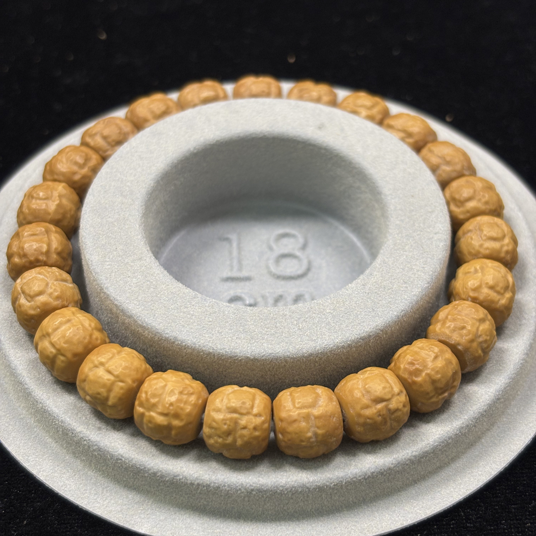 【惊珑出品】饕餮机雕手修一级全品9➕猴头手串