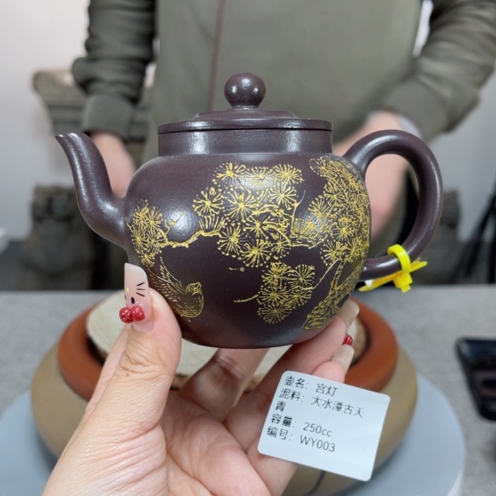 紫砂茶壶紫砂刻绘