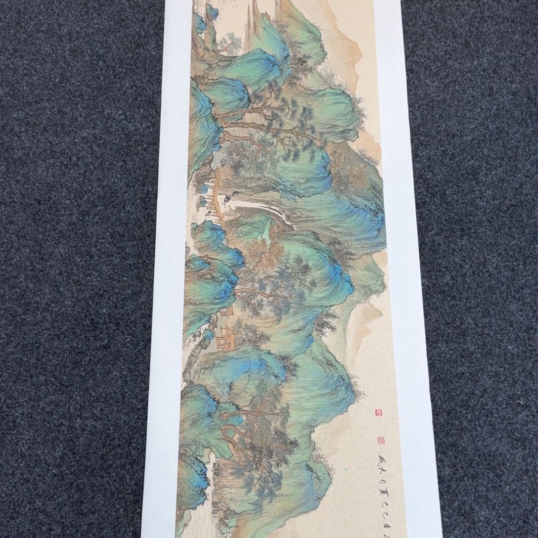 国画纯手绘山水花鸟作品