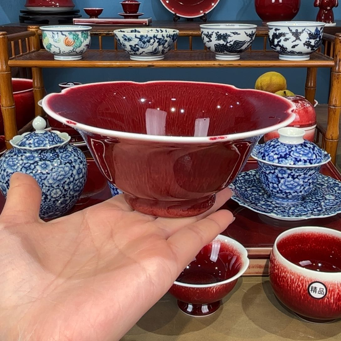 杯 闻轩坊郎红 果盘 花碗