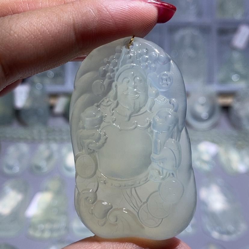 【闪购商品】岫玉颈饰未镶嵌财神