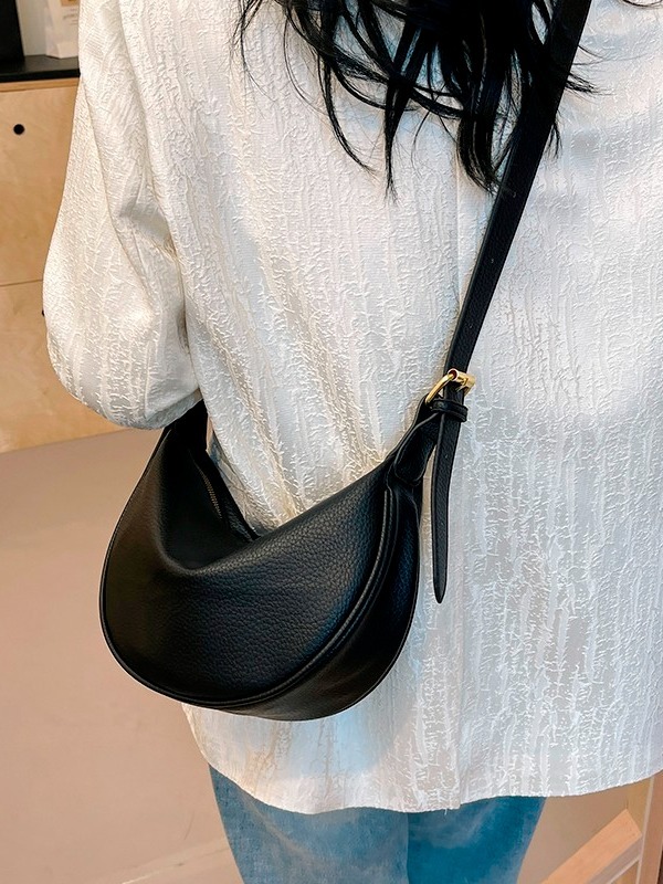 简约风纯色A001-A100夏季小包包学院单肩包小众单肩拉链腋下蝴蝶