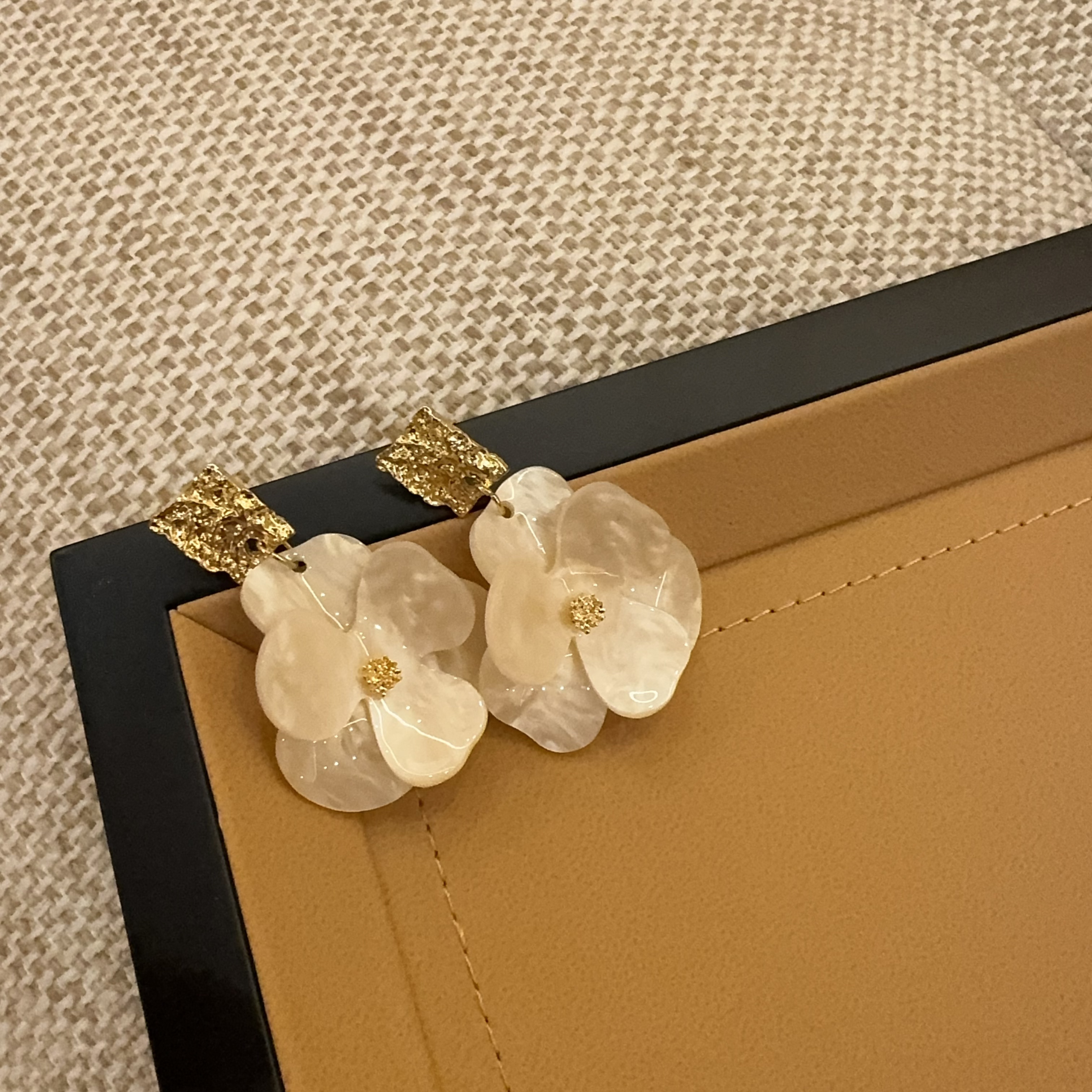 合金耳饰 Zwinnie/詹维尼【金花耳钉】ES166