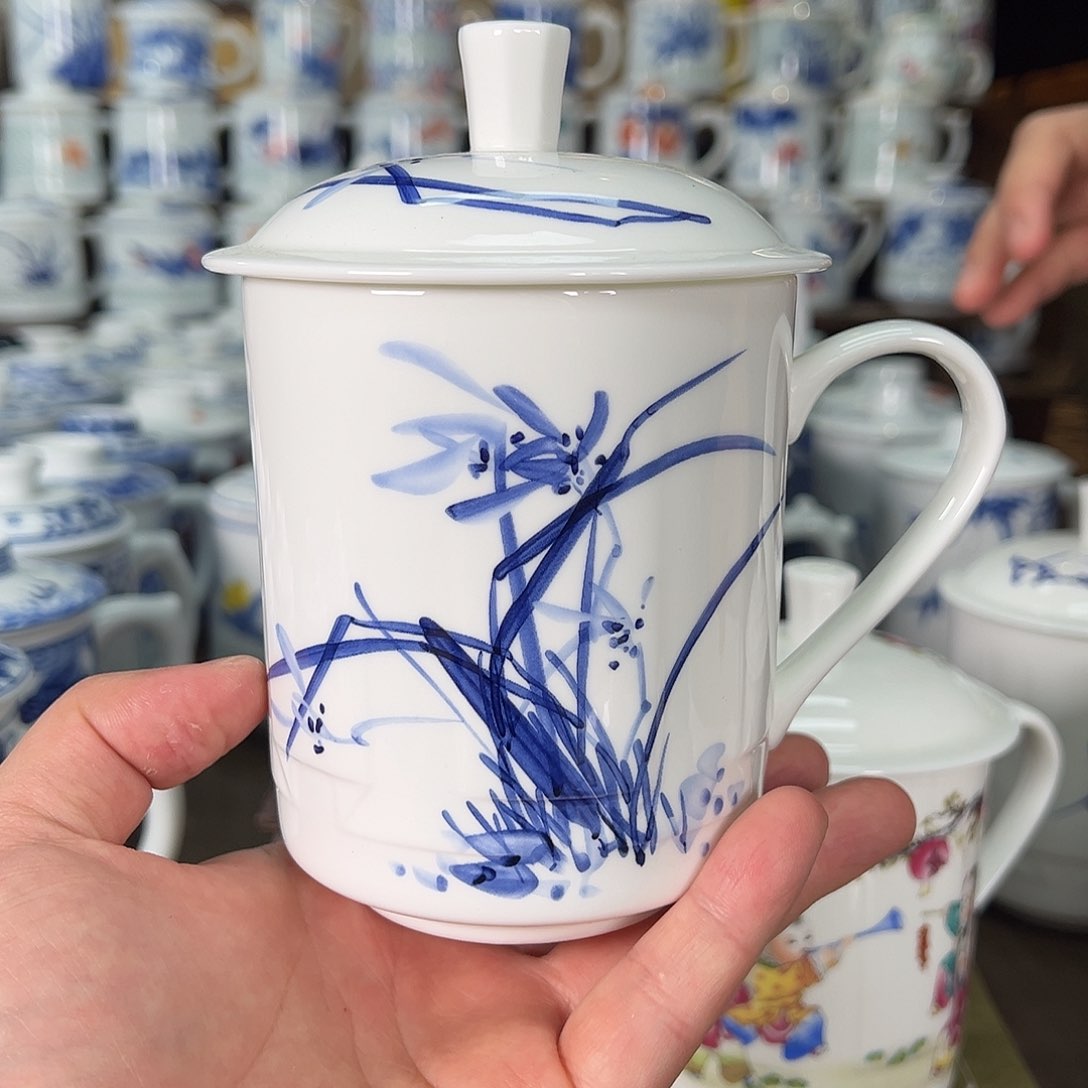 景德镇陶瓷高温陶瓷办公杯