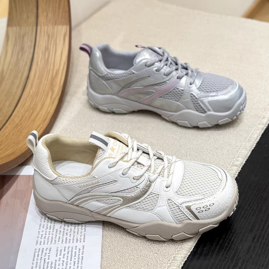 诗涵家 真皮德训登山跑步休闲鞋218-52