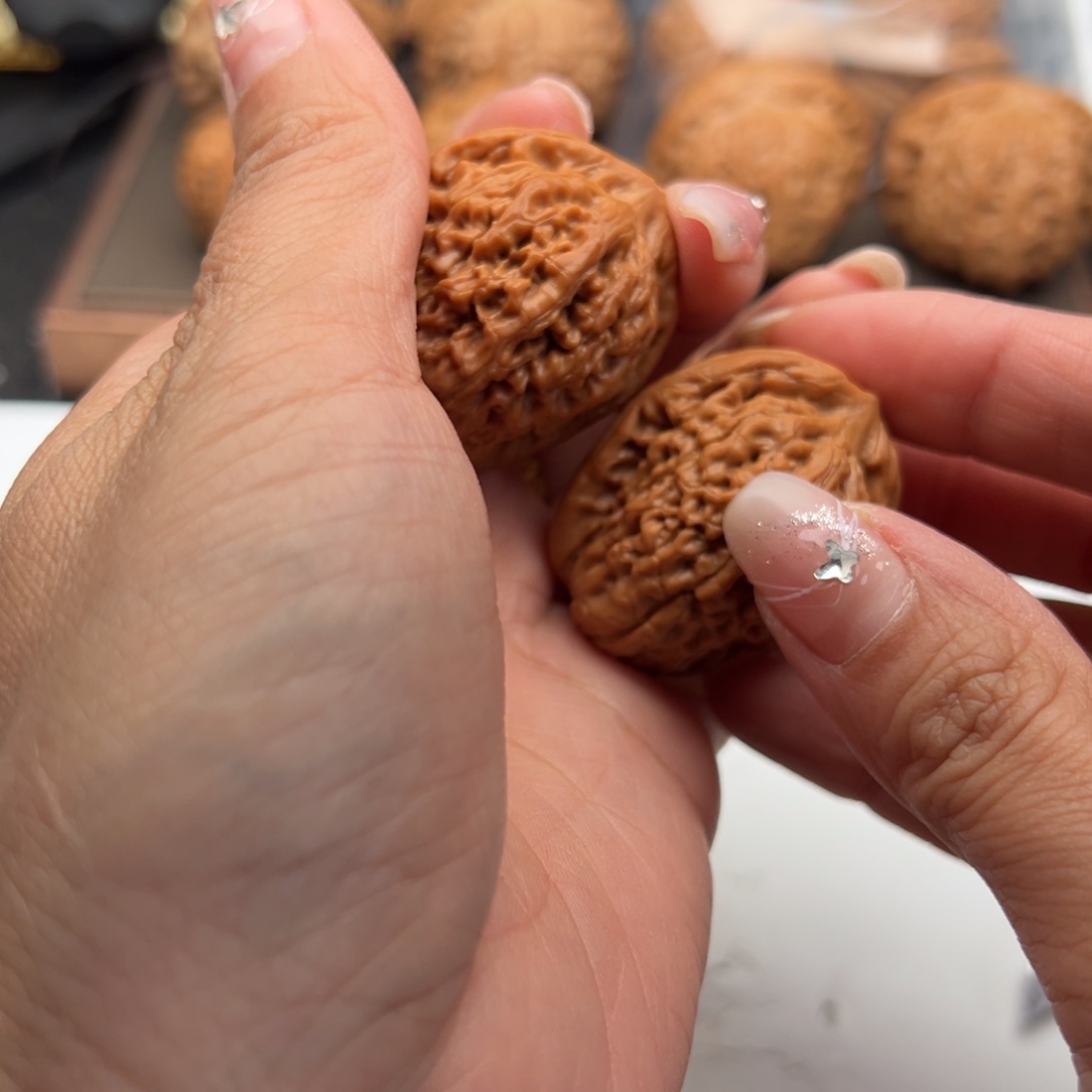 文玩核桃把件莲花32