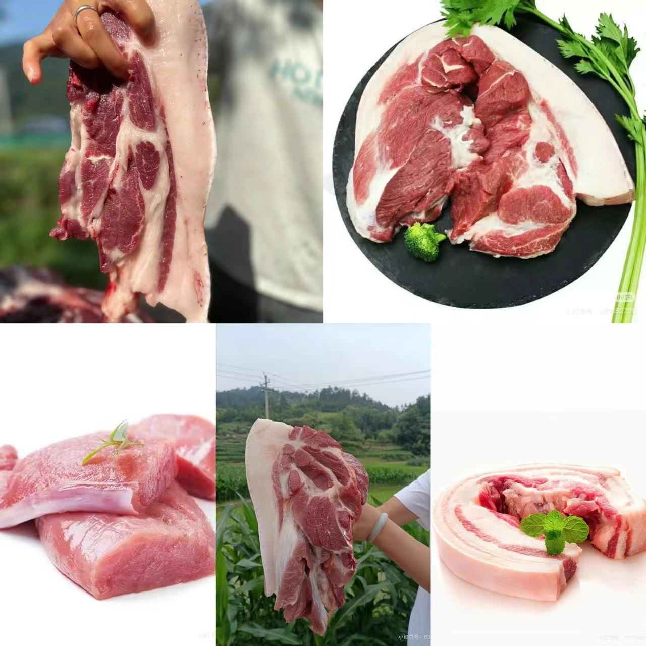 恩施沈大姐土猪肉（现场称重，一秤一拍）顺丰冷链包邮