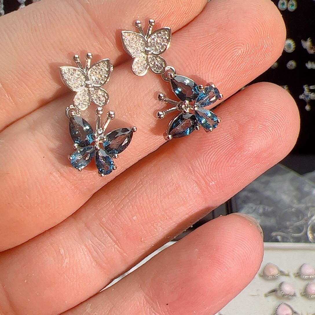 紫晶珠宝半成品银S925镶嵌