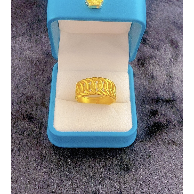 合金戒指 戒指 麻花戒指（活口 ）