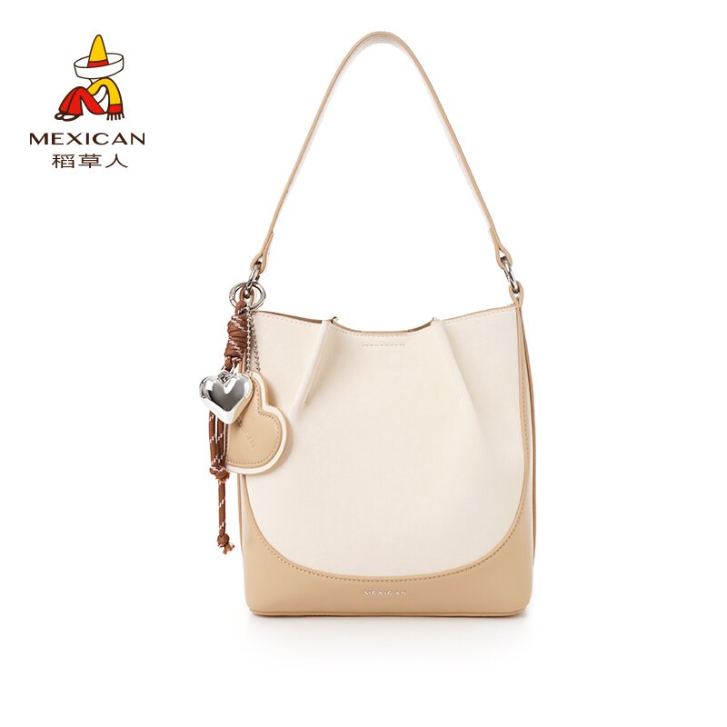 Mexican/稻草人2025夏季新款小众设计感百搭水桶包