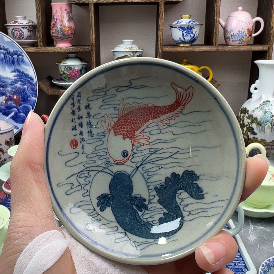 陶瓷摆件景德镇陶瓷567老厂瓷48