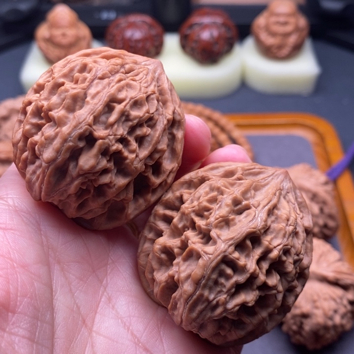 文玩核桃把件?通天八