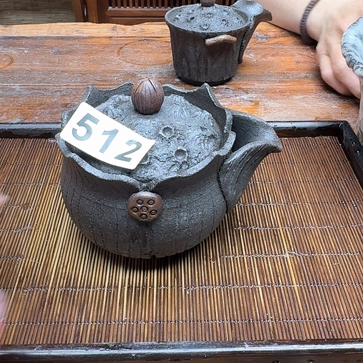 纯手工制作粗陶茶具