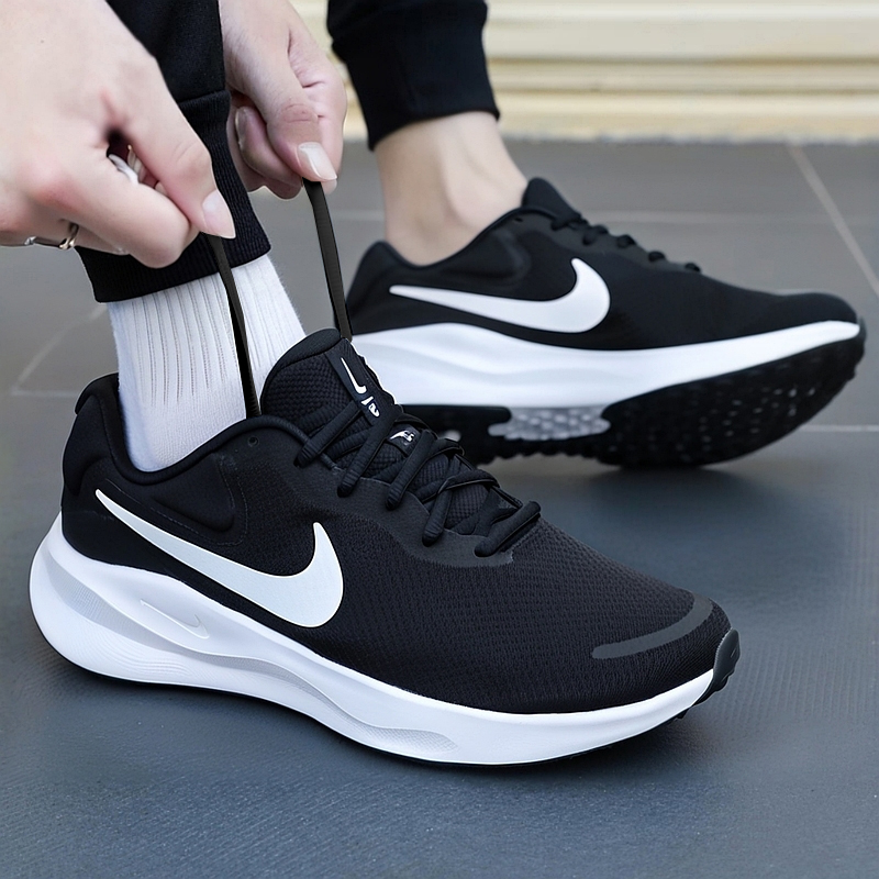 Nike耐克男鞋跑步鞋REVOLUTION 7训练鞋网面透气运动鞋FB8501-002