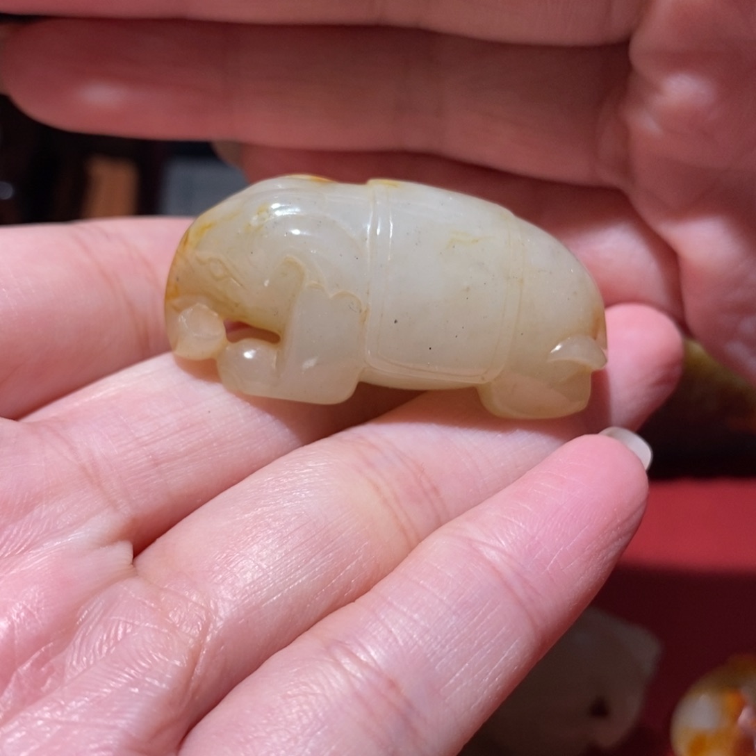 和田玉珠子未镶嵌五****地