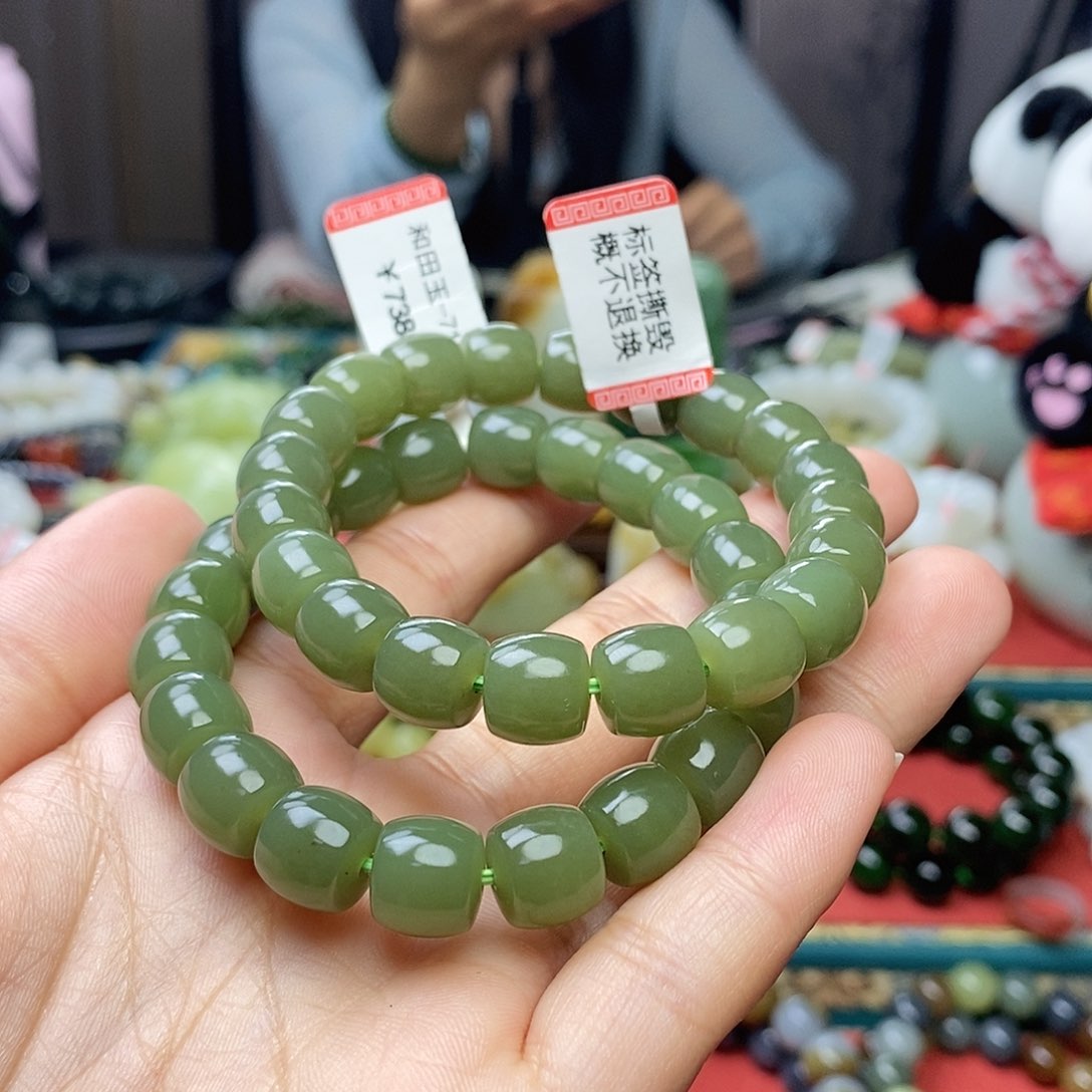 手串未镶嵌和田玉拍一发一，多样性发货