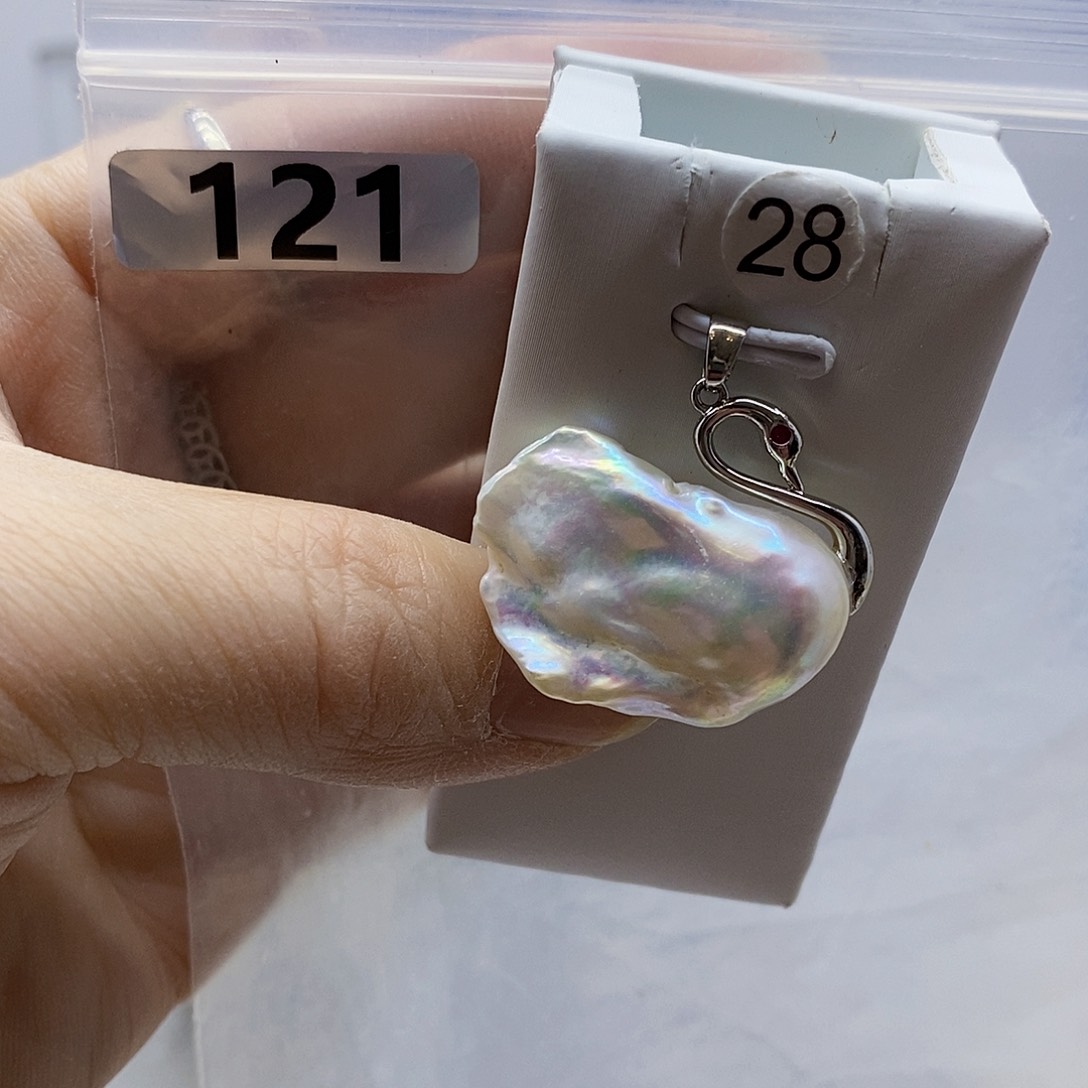 颈饰合金淡水珍珠