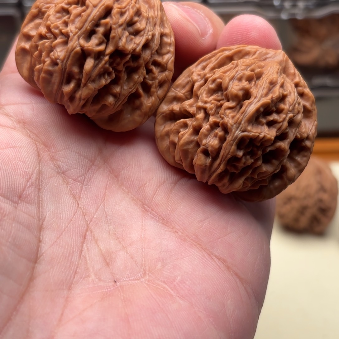 把件文玩核桃四座楼狮子头