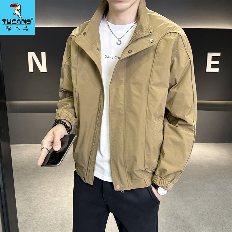 TUCANO/啄木鳥帅气夹克男立领新款男士时尚休闲春秋外套立领潮流