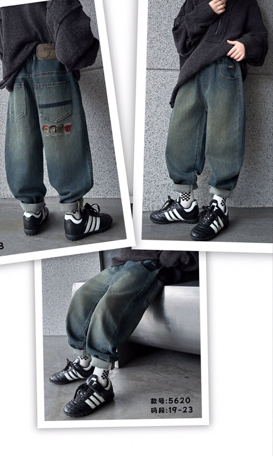 男童牛仔裤 帅气时尚牛仔 休闲春秋款 