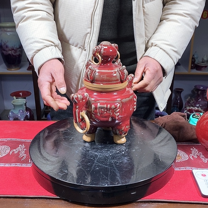 瓶中国神垕精品钧瓷