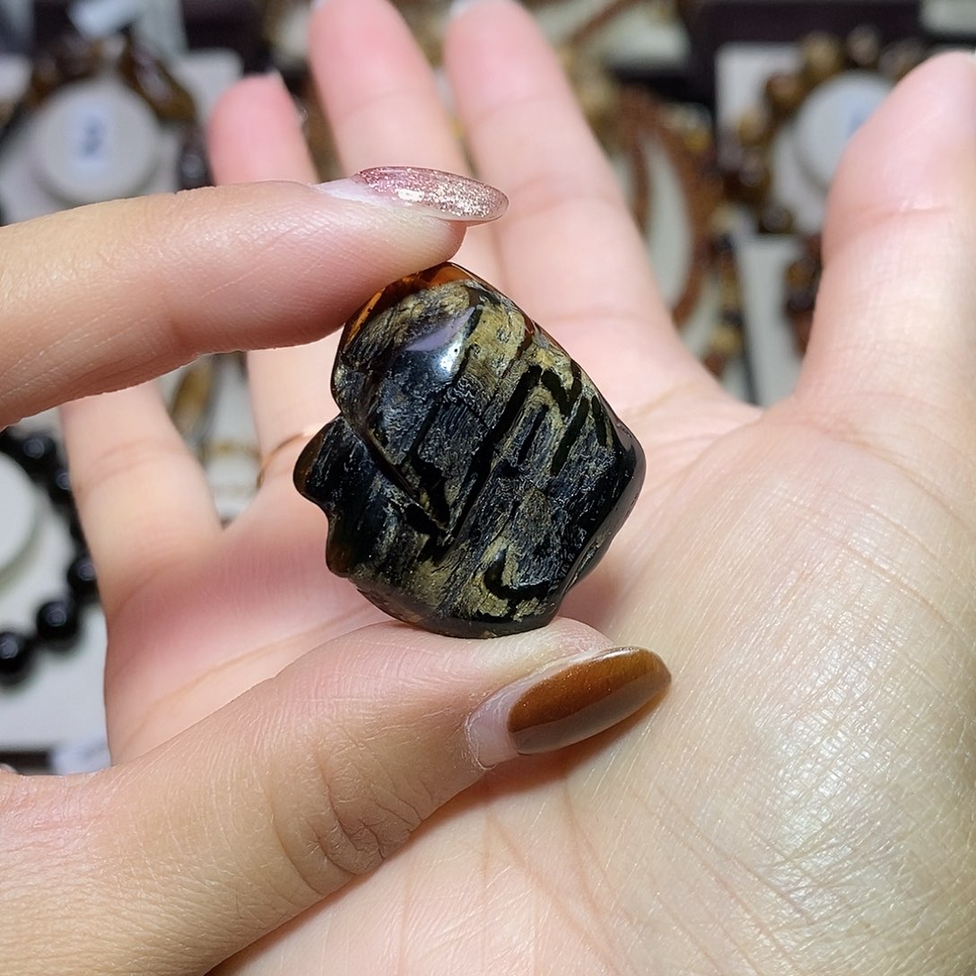 小***金琥珀未镶嵌裸石石珀随型