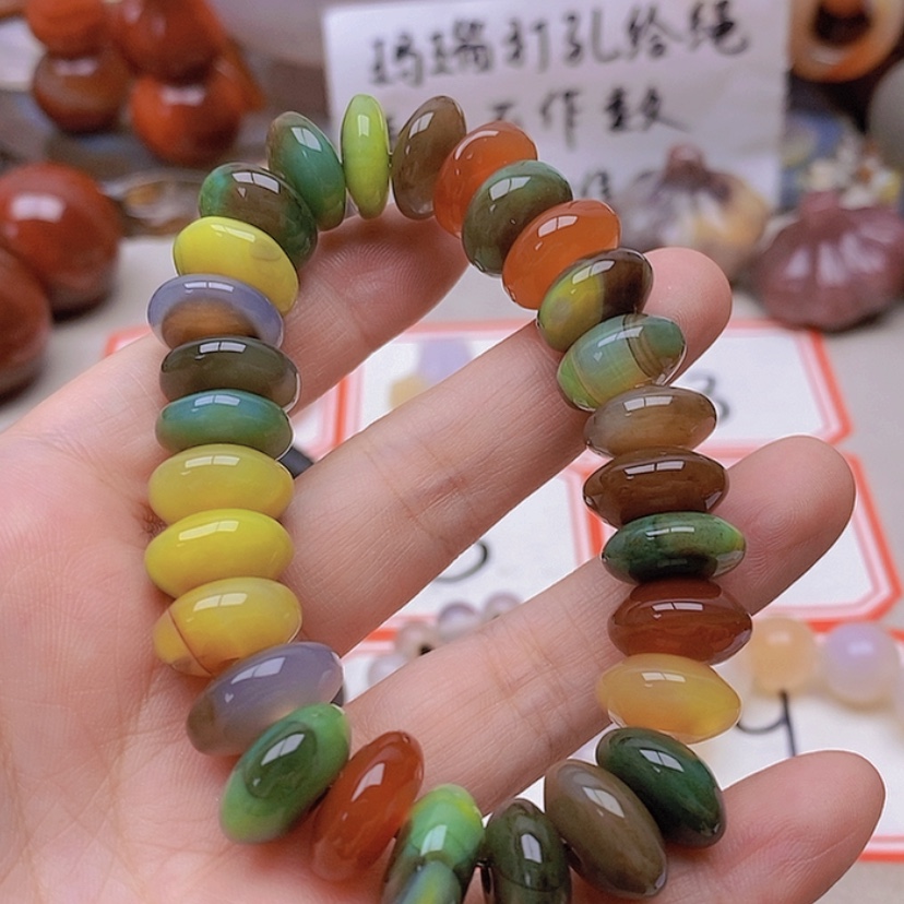 【闪购商品】未镶嵌玛瑙/玉髓珠宝半成品精**点