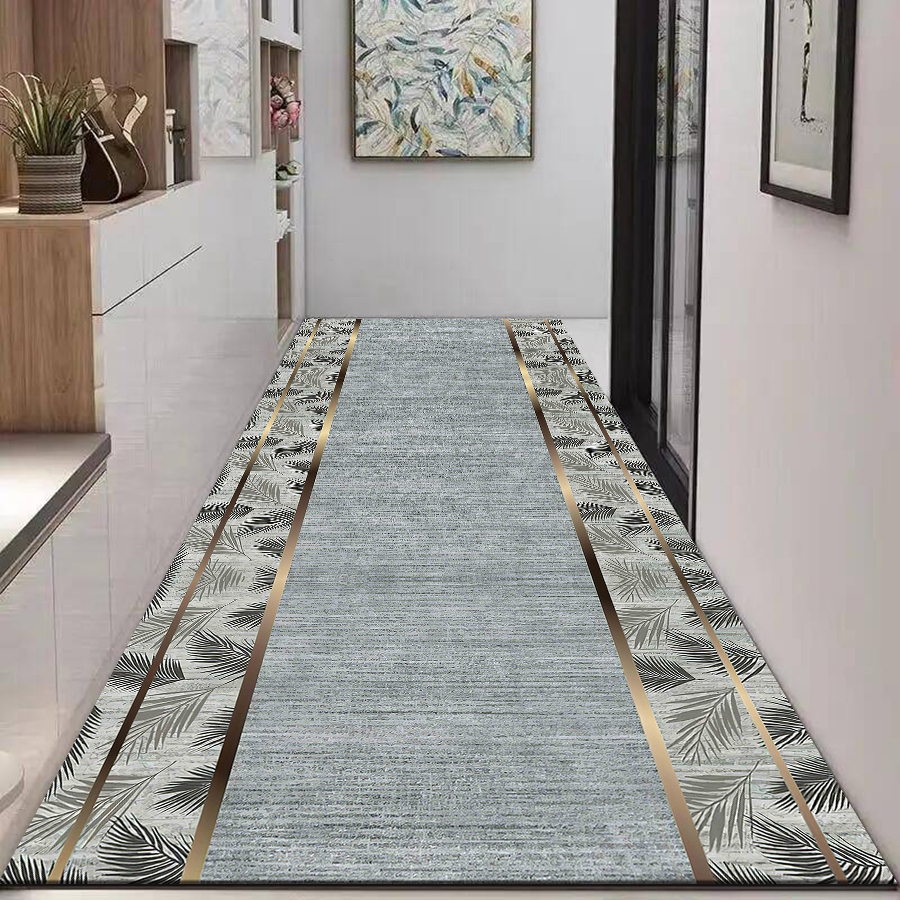 灰色大地【80*180】硅藻泥客厅入户卧室玄关防滑耐磨地垫