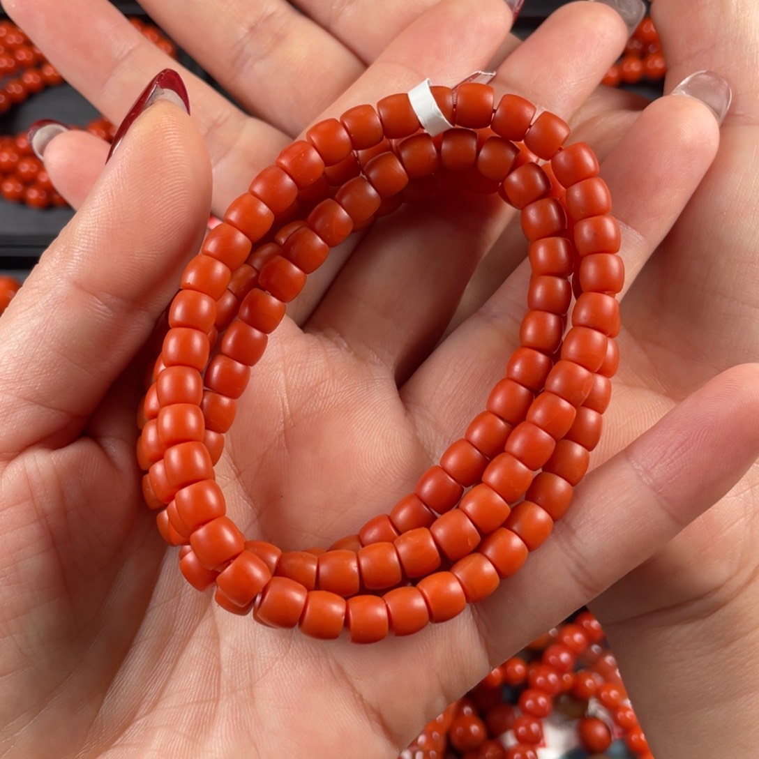 南红玛瑙手链未镶嵌娜****！妞6