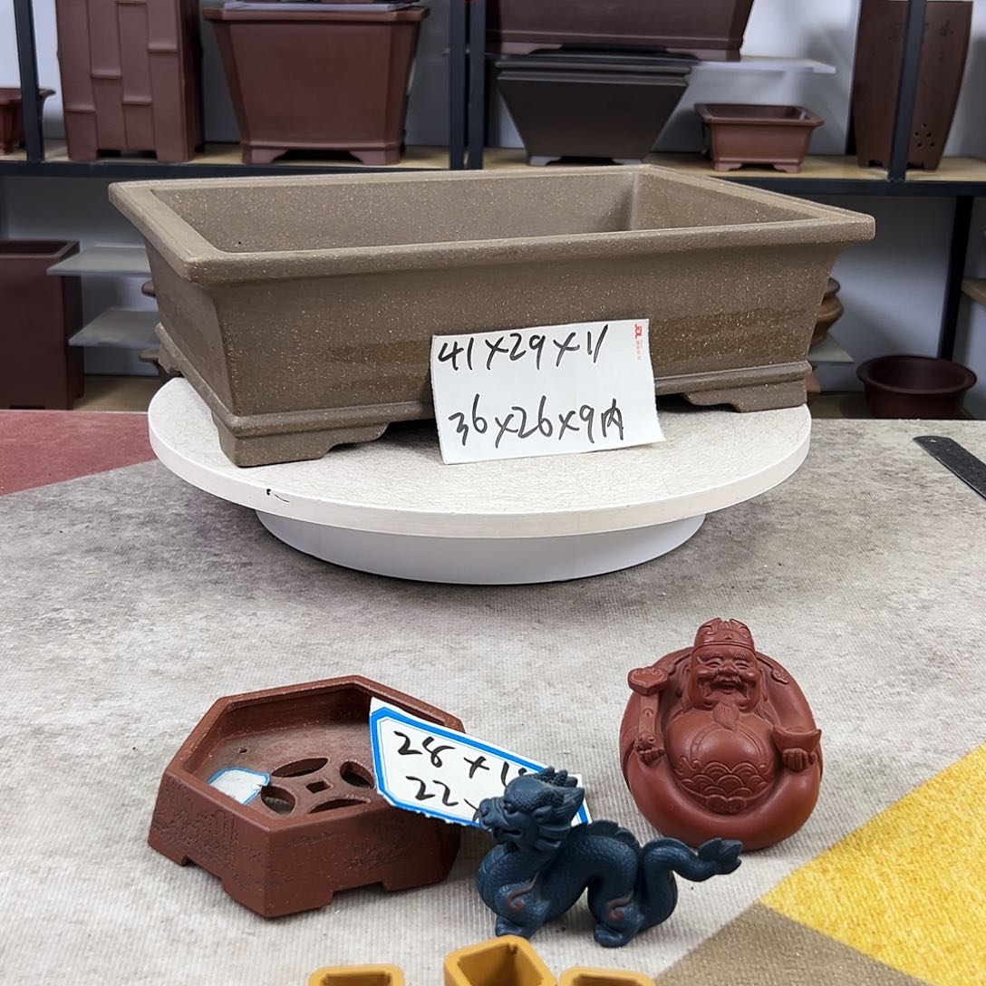 紫砂花盆福利价，内口径36-26-9