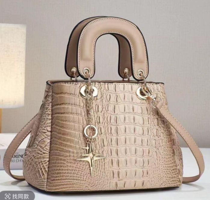 {范范的礼物}时尚单根托特包百搭经典白色单肩款拉链斜挎包手拎包