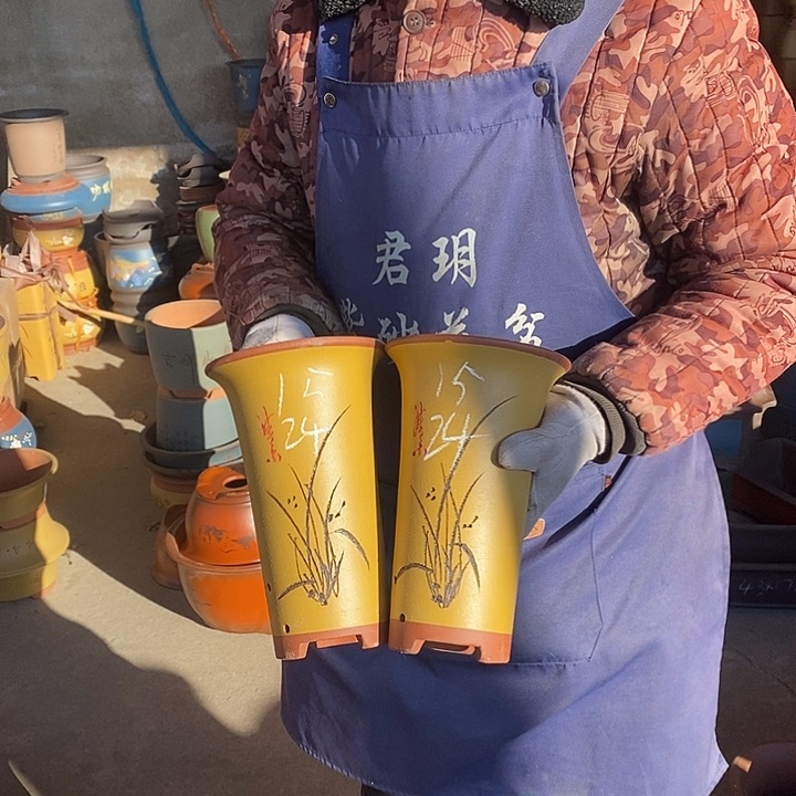 紫砂花盆紫砂花盆