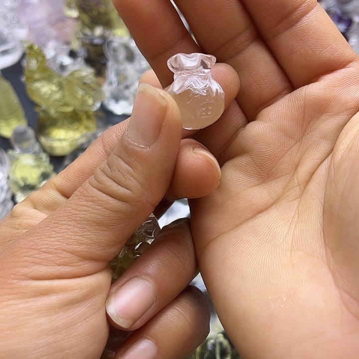 水晶摆件未镶嵌吊坠