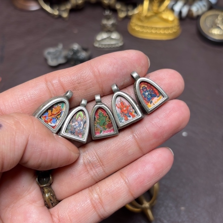 酱***…藏传喜马拉雅吊坠项链