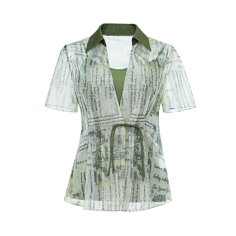 【尚雅】莱芙·艾迪儿上衣（赠吊带）3F2S25102