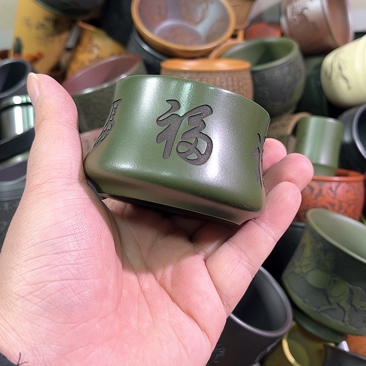 茶杯紫砂全手工紫砂主任杯