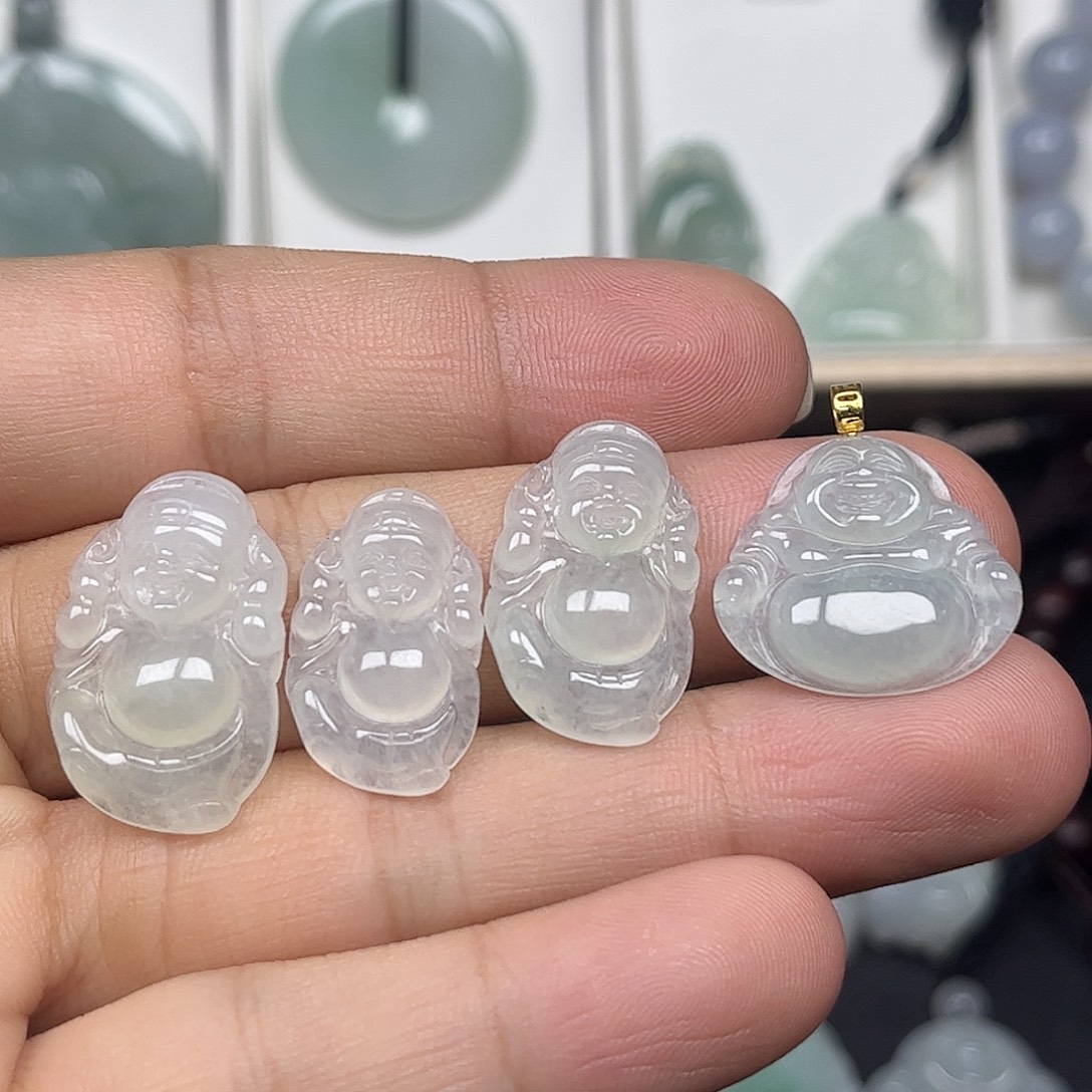 翡翠未镶嵌颈饰缅甸翡翠多样性发货发其一